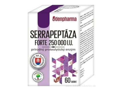 EDENPHARMA Serrapeptáza forte 250 000 I.U. 60 tabliet