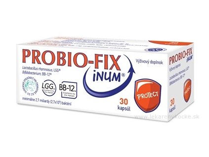 PROBIO-FIX INUM cps 30 ks – L. rhamnosus GG & B. BB-12 probiotiká (2,7 mld) na podporu trávenia a imunity