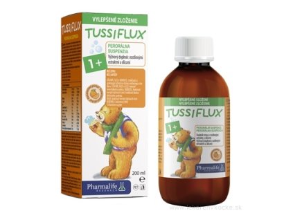 Pharmalife Tussiflux 1+ sirup, pomarančová príchuť 1x200 ml