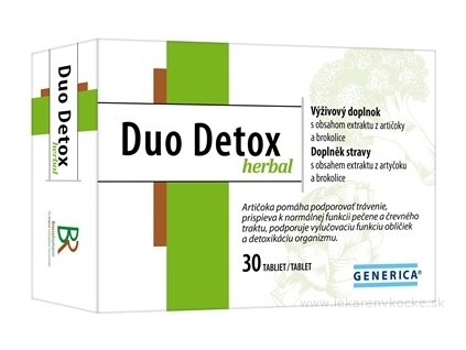 GENERICA Duo Detox herbal 30 ks