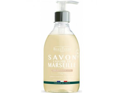 Beauterra Marseille tekuté mydlo s vôňou kvetu bavlny 300 ml