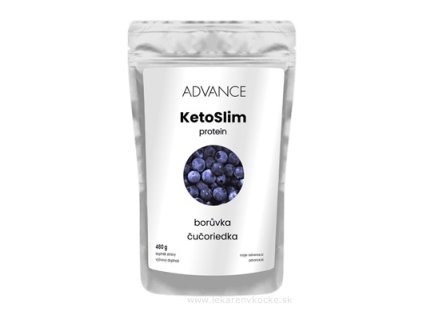 ADVANCE KetoSlim - príchuť čučoriedka 480 g