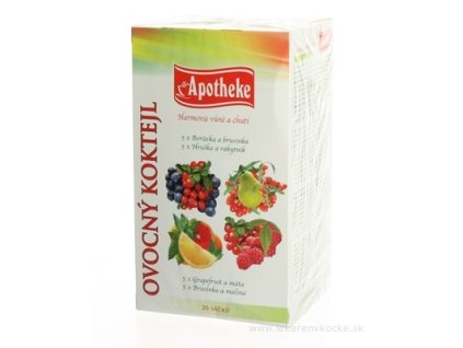APOTHEKE PREMIER SELECTION ČAJ OVOCNÝ KOKTEJL 20x2 g