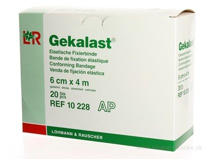 GEKALAST HYDROF. ELAST. FIXAČNÝ OBVAZ 6cmx4m