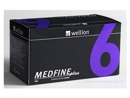 Wellion MEDFINE plus Penneedles 6 mm 100 ks