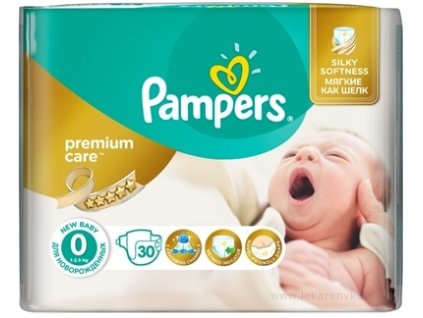 PAMPERS PREMIUM CARE 0 Newborn 30 ks