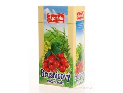 APOTHEKE BRUSNICOVÝ ČAJ NA MOČOVÉ CESTY 20x1,5 g