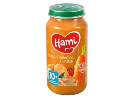 Hami príkrm Záhradná zelenina s morkou 250 g