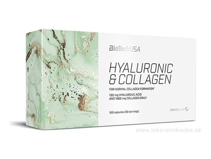 BioTechUSA Hyaluronic & Collagen 120 kapsúl