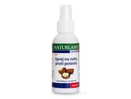 NATURLAND SPREJ NA NOHY PROTI POTENIU 100 ml