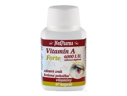 MedPharma Vitamín A 6000 I.U. Forte 67 ks