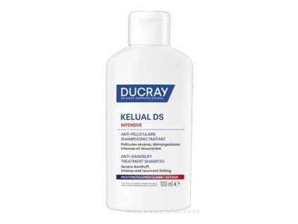 Ducray Kelual DS šampón proti lupinám 100 ml – intenzívna liečba seborey a svrbenia pokožky hlavy