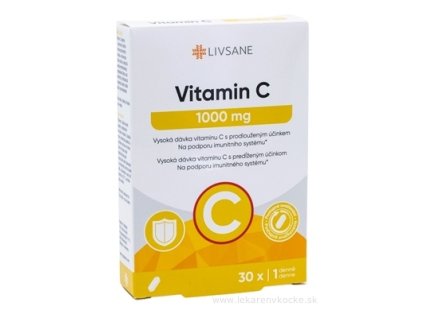 LIVSANE Vitamín C 1000 mg Depot 30 ks