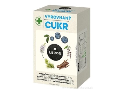 LEROS VYROVNANÝ CUKOR 20x1 g