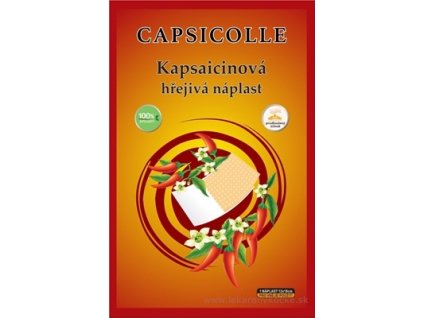 CAPSICOLLE Kapsaicínová hrejivá náplasť 1 ks