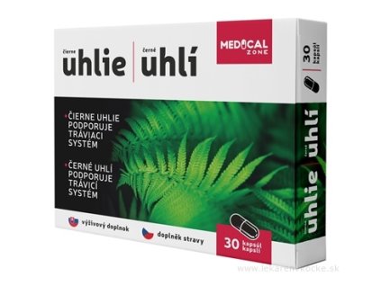 MEDICAL Zone ČIERNE UHLIE 30 ks