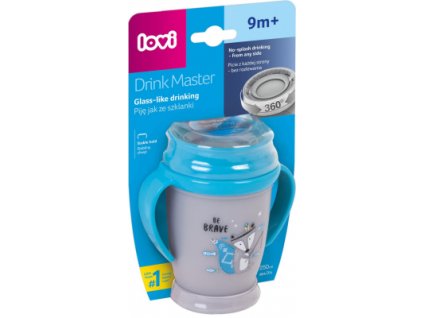 Lovi Hrnček 360° Junior Indian Summer, modrý 250 ml