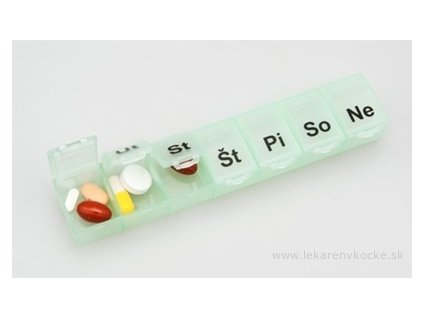 Dávkovač liekov typ 07 týždenný 1 ks