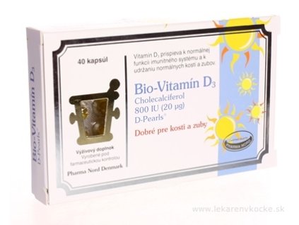 Bio-Vitamín D3 40 ks