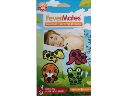 FeverMates monitors nálepkové teplomery pre deti 8 ks