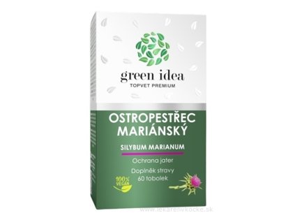 Green Idea PESTREC mariánsky 60 kapsúl – podpora pečene a detoxikácie