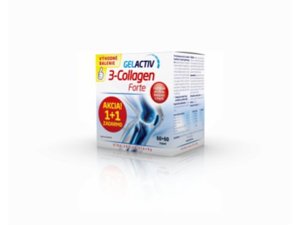 GELACTIV 3-Collagen Forte Akcia 1+1 1 set