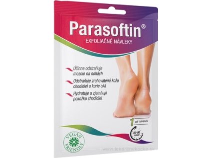 PARASOFTIN Exfoliačné NÁVLEKY vegan friendly (inov. 2023) 1x1 pár