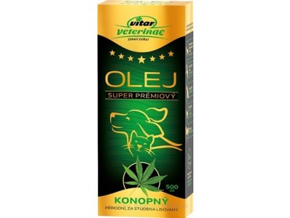 VITAR Veterinae KONOPNÝ OLEJ 500 ml