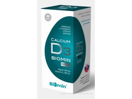 Biomin CALCIUM NEO S VITAMÍNOM D3 90 ks