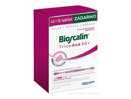 Bioscalin TricoAge 50+ tbl (48+12 zadarmo) 1x60 ks