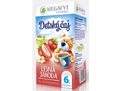 MEGAFYT Detský čaj LESNÁ JAHODA 20x2 g