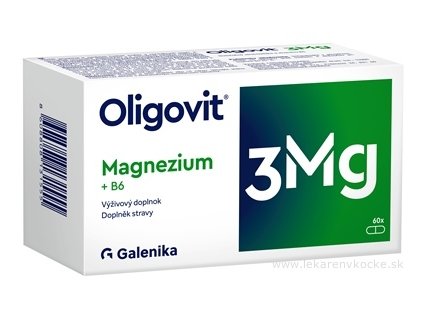 OLIGOVIT 3 mg magnézium + B6 60 kapsúl