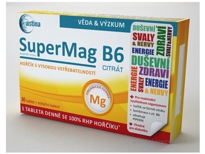 Astina SuperMag B6 CITRÁT 30 ks