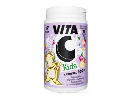 Vitabalans VITA C Kids KARNEVAL 100 MG 90 ks