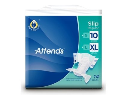 ATTENDS Slip Regular 10 XL plienkové nohavičky 14ks
