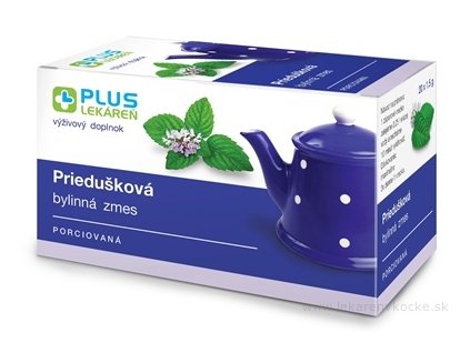 PLUS LEKÁREŇ Priedušková bylinná zmes 20x1,5 g