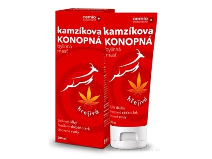 Cemio Kamzíkova konopná masť 200 ml
