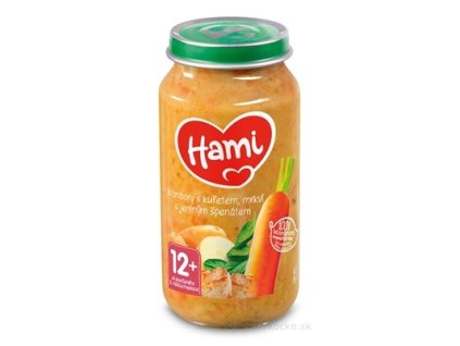 Hami príkrm Zemiaky s kuraťom, mrkvou 250 g