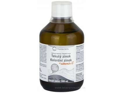 Pharma Activ Tekutý zinok Zn + Vitamín C 300 ml