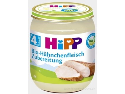HiPP Príkrm BIO Kuracie mäso - pyré 125 g
