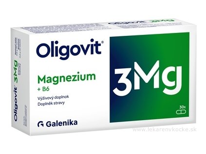 Galenika Oligovit 3 Mg (Magnézium + B6) 30ks