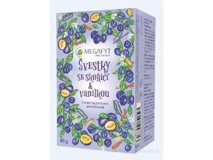MEGAFYT SLIVKY so škoricou & vanilkou 20x2 g
