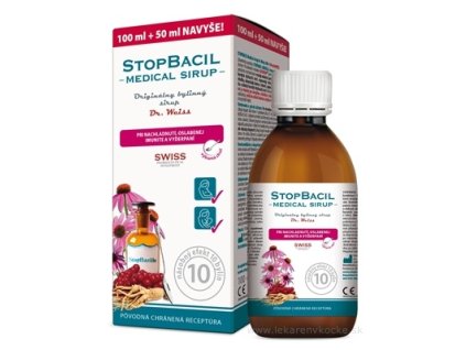 DR. WEISS Stopbacil medical sirup 150 ml
