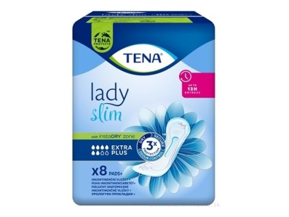 TENA Lady Slim Extra Plus – inkontinenčné vložky na stredný únik moču, 8 ks