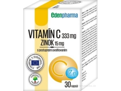 EDENPharma VITAMÍN C + ZINOK 30 ks