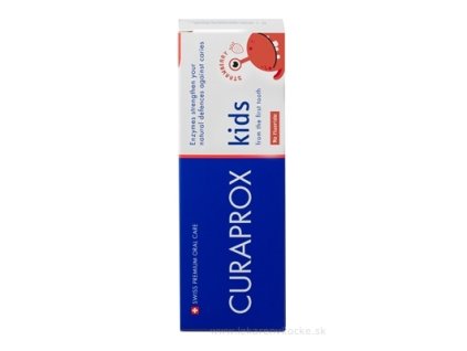 Curaprox Kids 2+ Bez fluoridu 60 ml detská zubná pasta jahoda