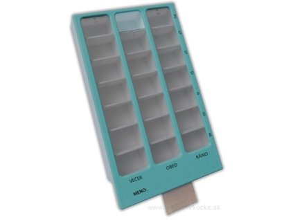 Dávkovač liekov typ 02 týždenný 1 ks