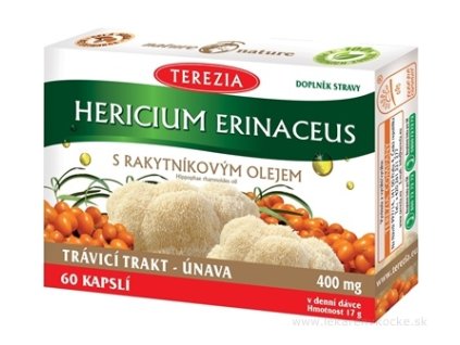 TEREZIA HERICIUM ERINACEUS S RAKYTNÍKOVÝM OLEJOM 60 ks