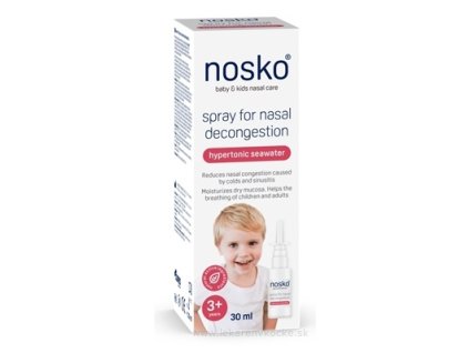 Nosko Hypertonická morská voda, 30 ml