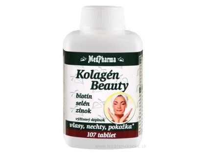 MedPharma Kolagén Beauty – biotín, selén, zinok 107 ks